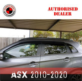 Weathershields, Weather Shields for Mitsubishi ASX 10-20 model Sun Visors Tinted